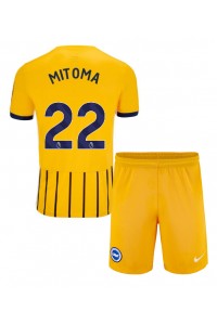 Brighton Kaoru Mitoma #22 Babytruitje Uit tenue Kind 2024-25 Korte Mouw (+ Korte broeken)